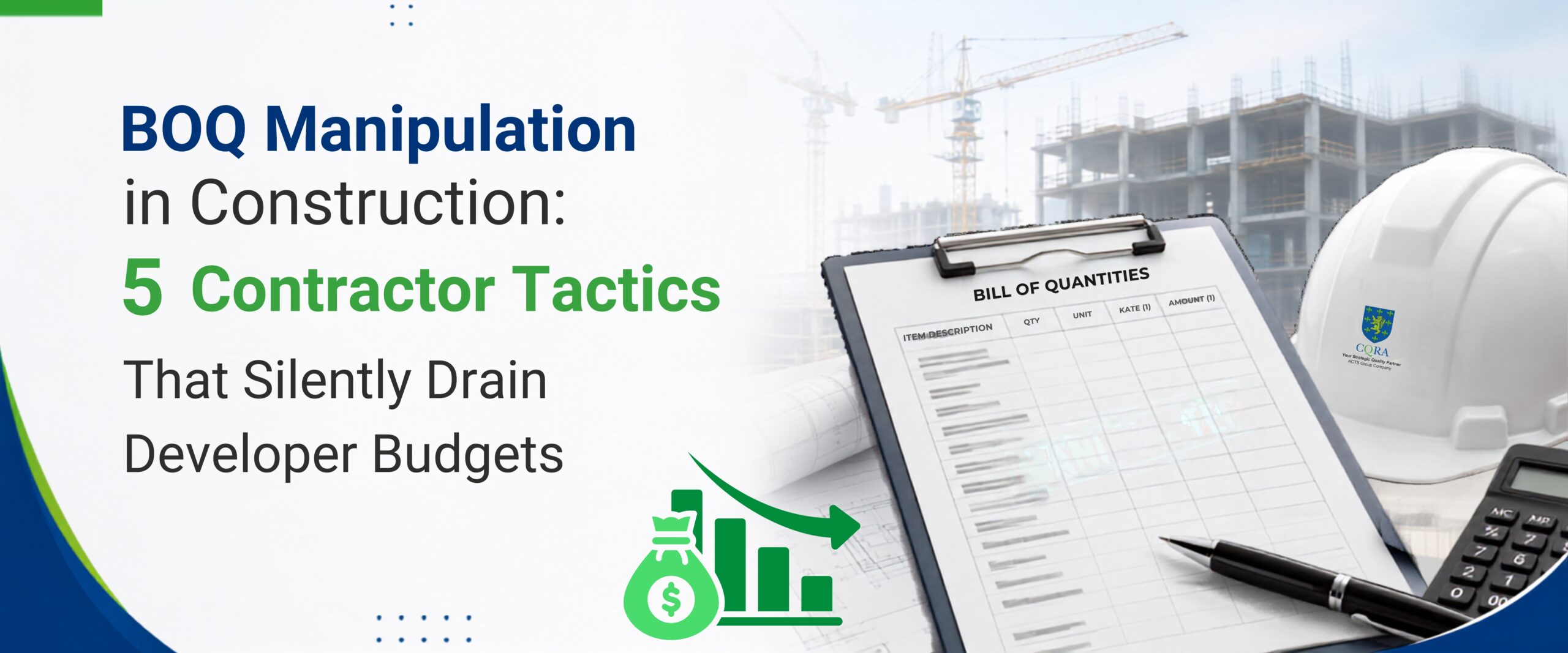 BOQ Manipulation in Construction: 5 Contractor Tactics That Silently Drain Developer Budgets
